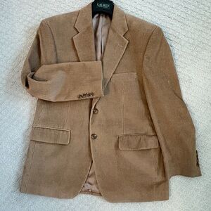 Men's Lauren by Ralph Lauren Tan Corduroy Sports Jacket